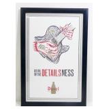 Framed Duvel Beer "Devil in the Detailsness" Print