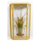 Lobster in Wood & Glass Shadow Box