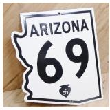 Arizona Porcelain Sign
