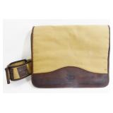 FSU Canyon Outback Leather & Canvas Messenger Bag