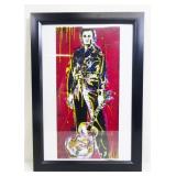 Framed Johnny Cash "A Boy Named Sue" Print