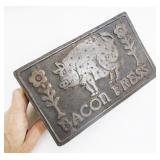 Home Town Cast Iron Bacon Press, Wood Handle