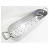 Vtg Aluminum Fish Poaching Pan, France No Lid
