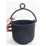 Small Cast Iron Pot with Handle