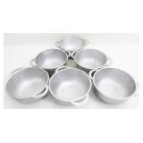 5" Centauro Castings Pure Aluminum Bowls (6)