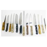 Grouping of Kitchen Knives