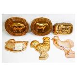 Copper Kitchen Decor Cake Molds