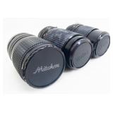 35mm Camera Lenses: Mitakon, Vivitar, Canon