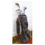 Golf Bag with Clubs