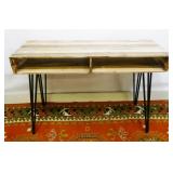 Wood & Metal Modern Desk