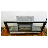 Three-Tired Glass TV Stand