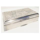 Atq Sterling 950 Silver Wood Trinket Box 2-3 ozT?