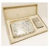 Atq 950 Silver Cigarette & Lighter Cases 5.08 ozT