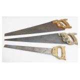 Three Hand Saws