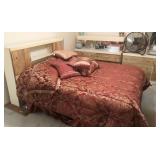 5-Pc Wood Bedroom Set Including Bed Linens**