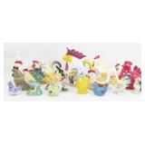 Ceramic Chickens & Roosters: See Photos
