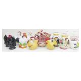 Ceramic Chickens & Roosters: See Photos