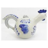 Cracker Barrel Ceramic Rooster Tea Pot