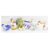 Ceramic Chickens & Roosters: See Photos