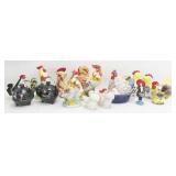 Ceramic Chickens & Roosters: See Photos