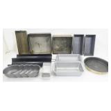 Grouping of Cake Pans, Two Norpro Loaf Pans