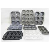 Grouping of Muffin, Cupcake & Bundtlette Pans