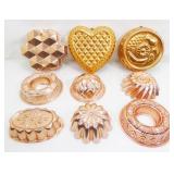 Copper Colored Kitchen Decor Cake Molds Aluminum?