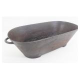 Antique Gate Mark Cast Iron Footed Oval Roaster