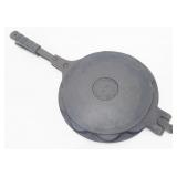 Antique Jotul 6 Cast Iron Heart Shaped Waffle Iron