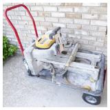 Dewalt Tile Saw with Rolling Dolly, As-Is