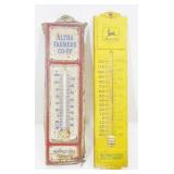 Vintage Thermometers (J. Deere Needs New Glass)