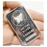 5 Ounce .999 Silver Bullion Bar