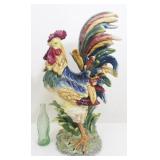 Very Large Ceramic Rooster