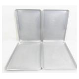 Four Commercial Half Sheet Pans