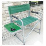Collapsible Camping Chair with Side Table