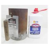 Charcoal Chimney & Lighter Fluid