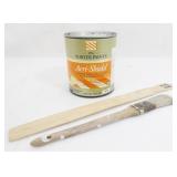 Exterior Satin Acrylic Paint, Half-Full