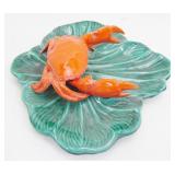 Ceramic Crab Serving Platter (Crab Opens)