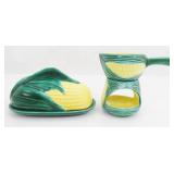 Corn on The Cob Butter Dish & Butter Warmer