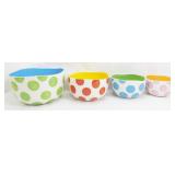 Retired Coton Colors Express 4-Pc Nesting Bowl Set