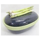 Asparagus Covered Casserole Dish