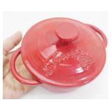 Fiesta Ware Mini Enameled Cast Iron Dutch Oven