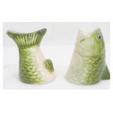 Fish Head & Tail Salt & Pepper Shakers