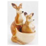 Mama & Baby Kangaroo Salt & Pepper Shakers