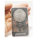 10 Ounce .999 Silver Bullion Bar