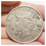 1923 Peace Dollar Silver Coin