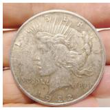 1922 Peace Dollar Silver Coin
