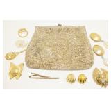 Vintage Jewelry & Beaded Purse