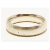 Sterling Silver Wedding Band Ring Sz 7 4.5g