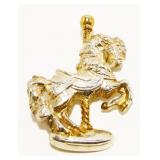 Gorham Sterling Silver Carousel Horse Brooch 11.9g